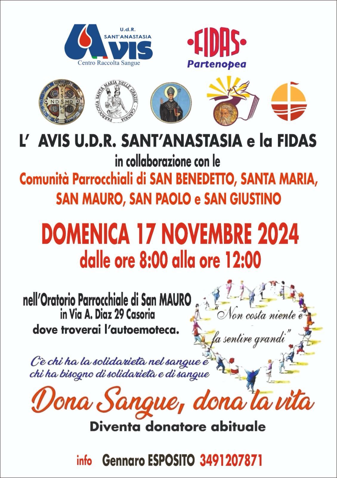 Prossima donazione Oratorio Parrocchiale S.Mauro 